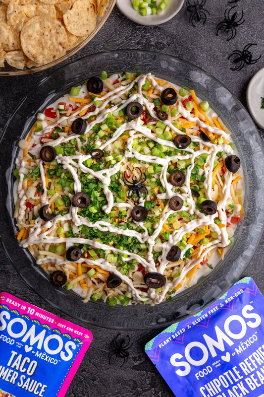 Spooky 7 Layer Dip