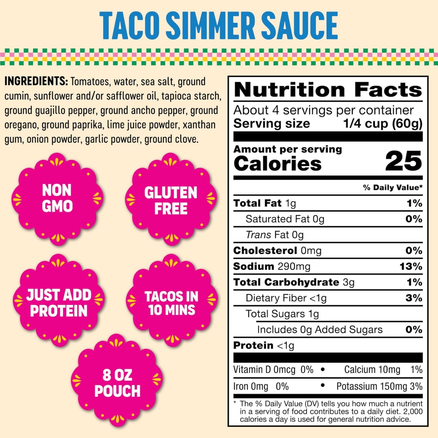 Taco Simmer Sauce (6 Pack)
