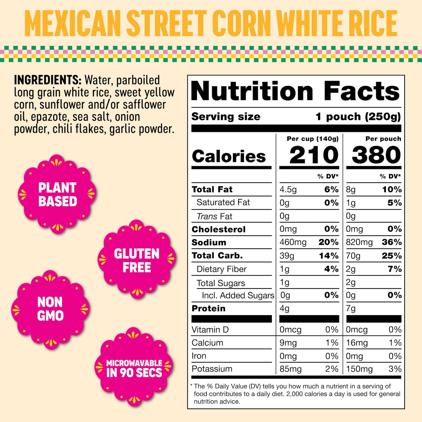 Mexican Street Corn White Rice (6 Pack)
