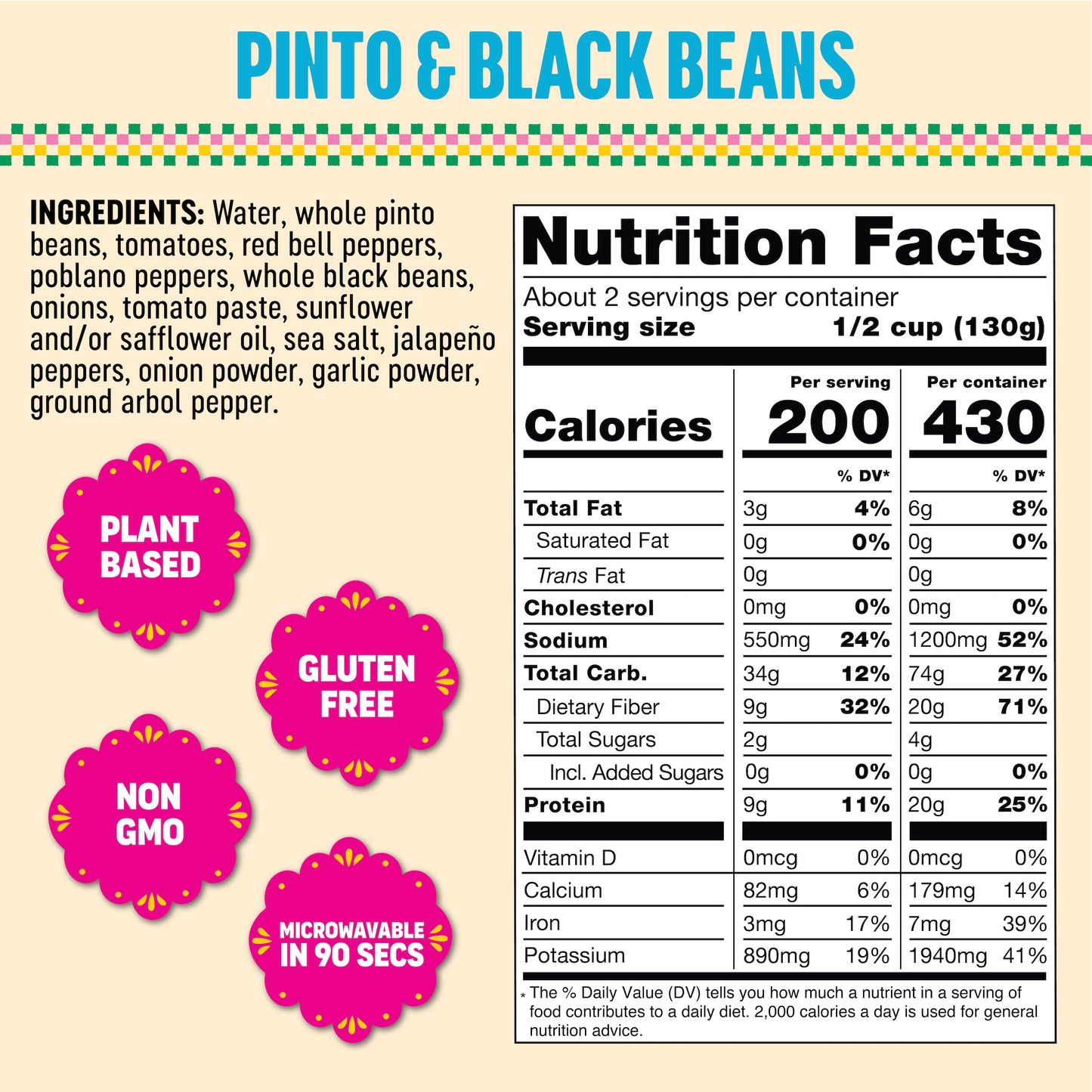 Pinto & Black Beans (6 Pack)