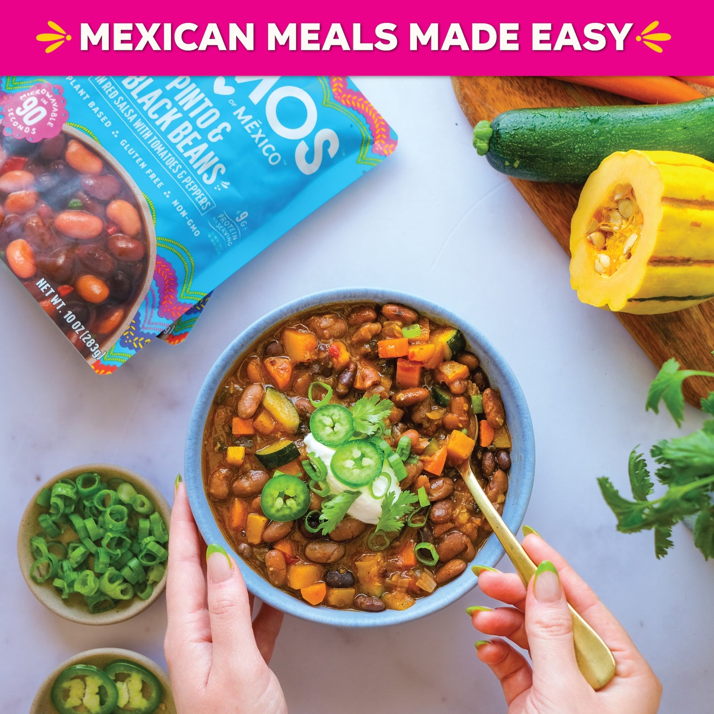 Pinto & Black Beans (6 Pack)