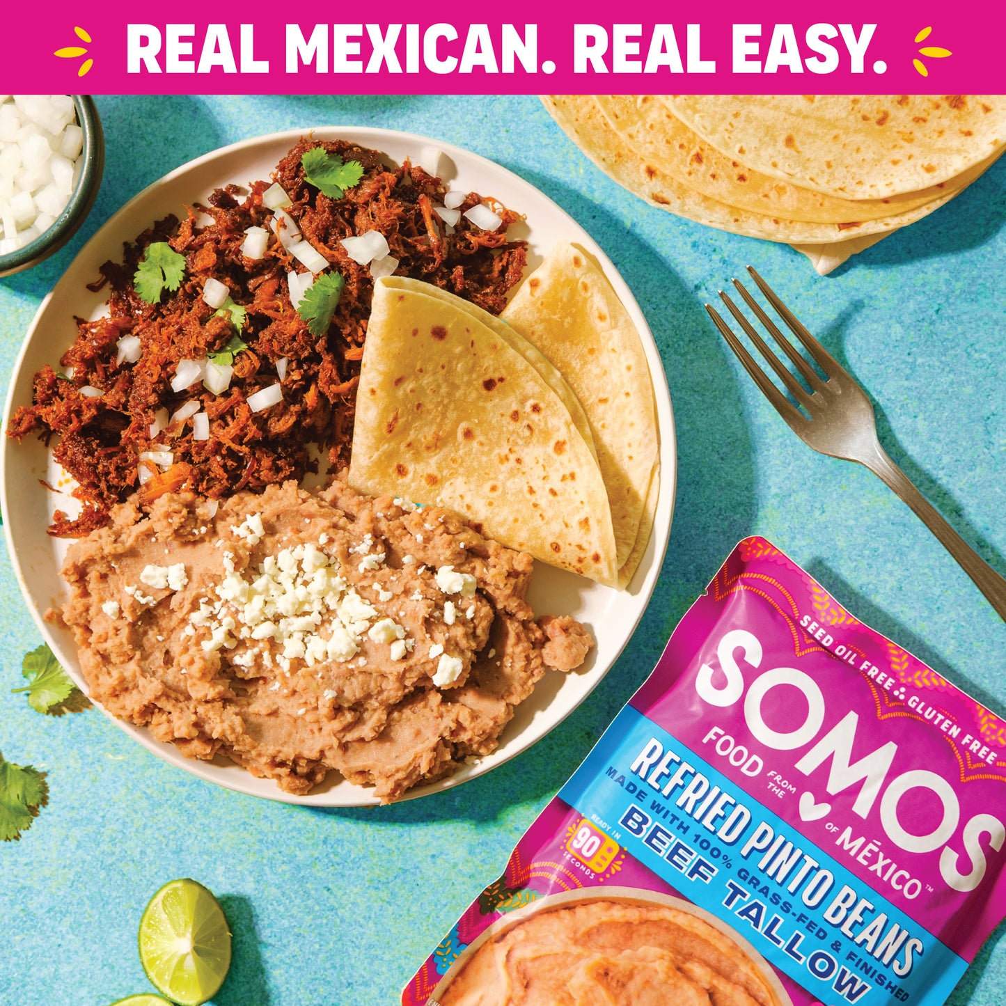 Refried Pinto Beans with Beef Tallow (2 Pack)