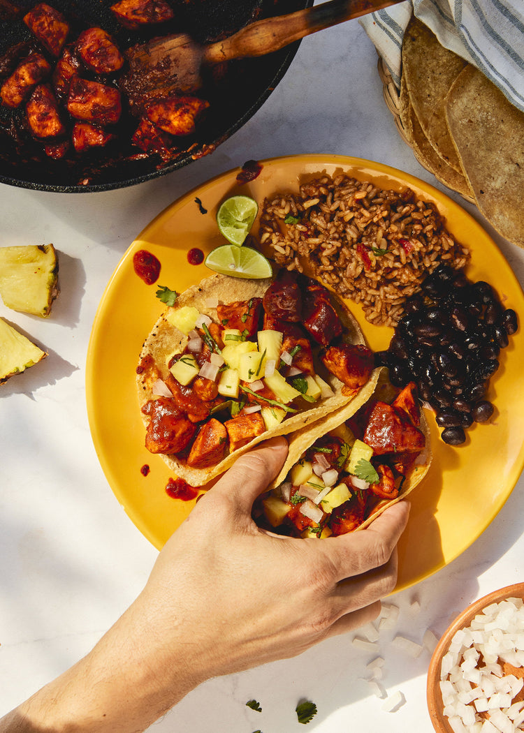 Al Pastor Chicken Tacos