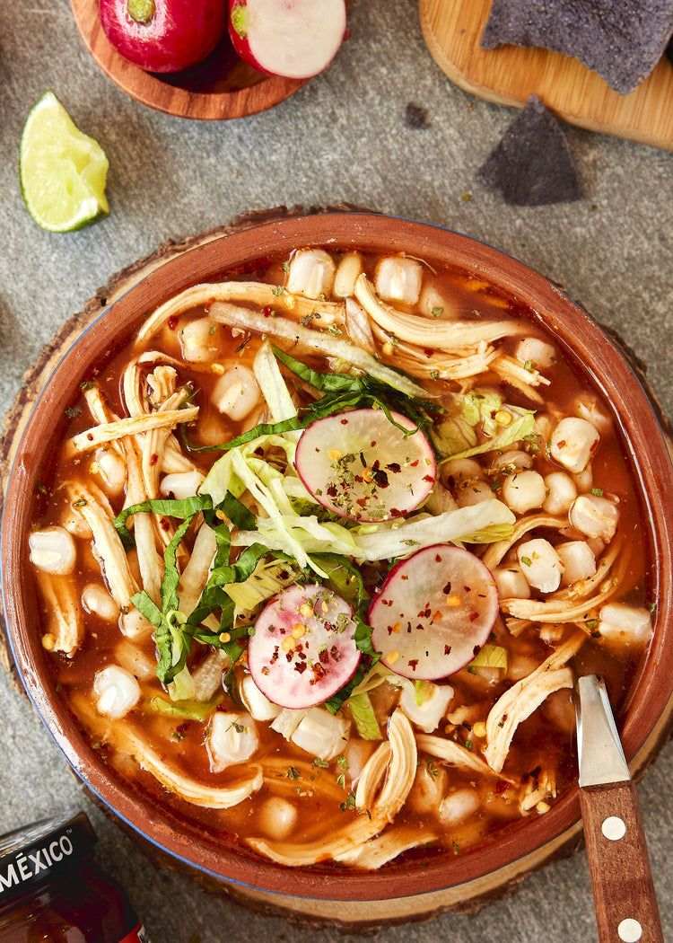 Pozole Rojo (inspired by Pati Jinich)