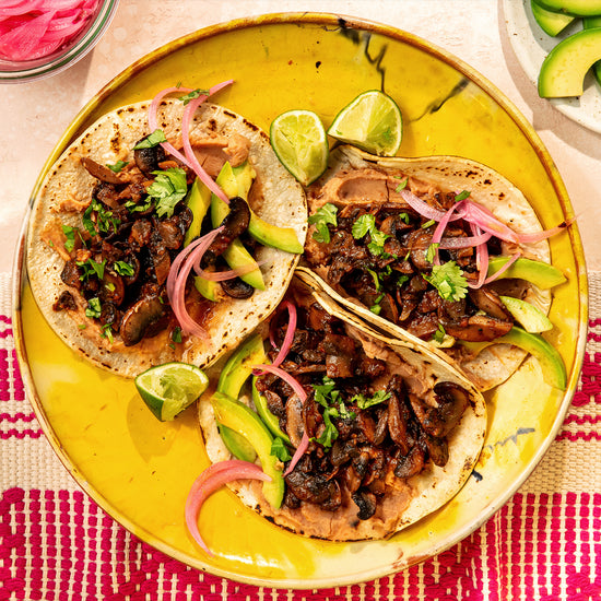 Smoky Chipotle Mushroom Tacos SOMOS Foods