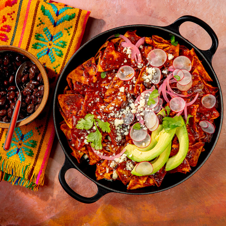 Smoky Chipotle Pepper Chilaquiles