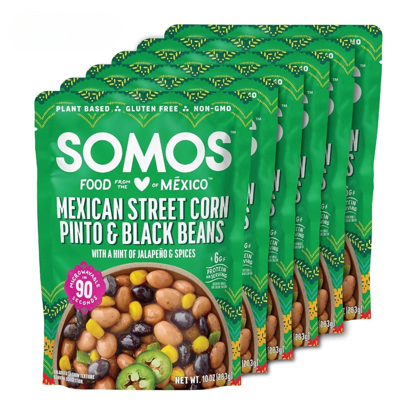 Mexican Street Corn Pinto & Black Beans (Pack of 6)