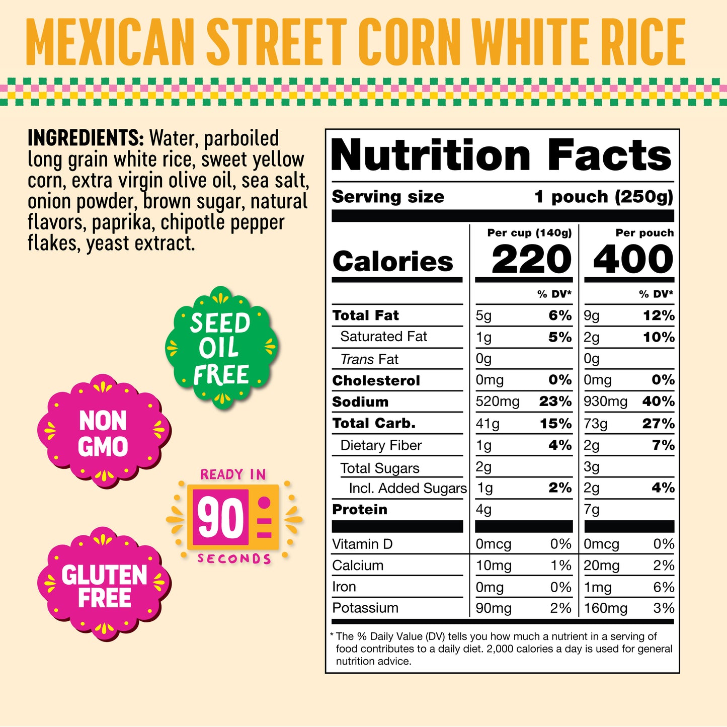Mexican Street Corn White Rice (2 Pack)