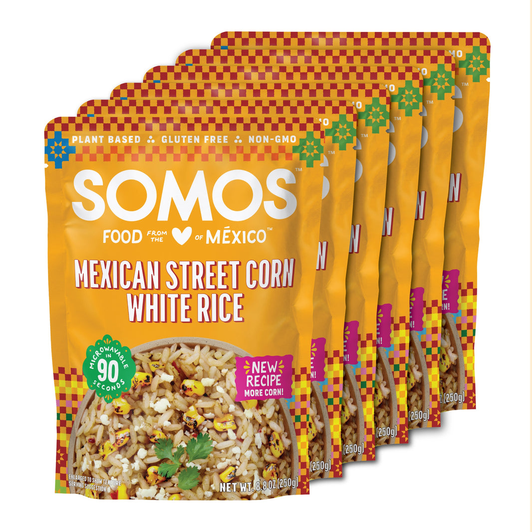 SOMOS Mexican Street Corn White Rice (6 Pack)