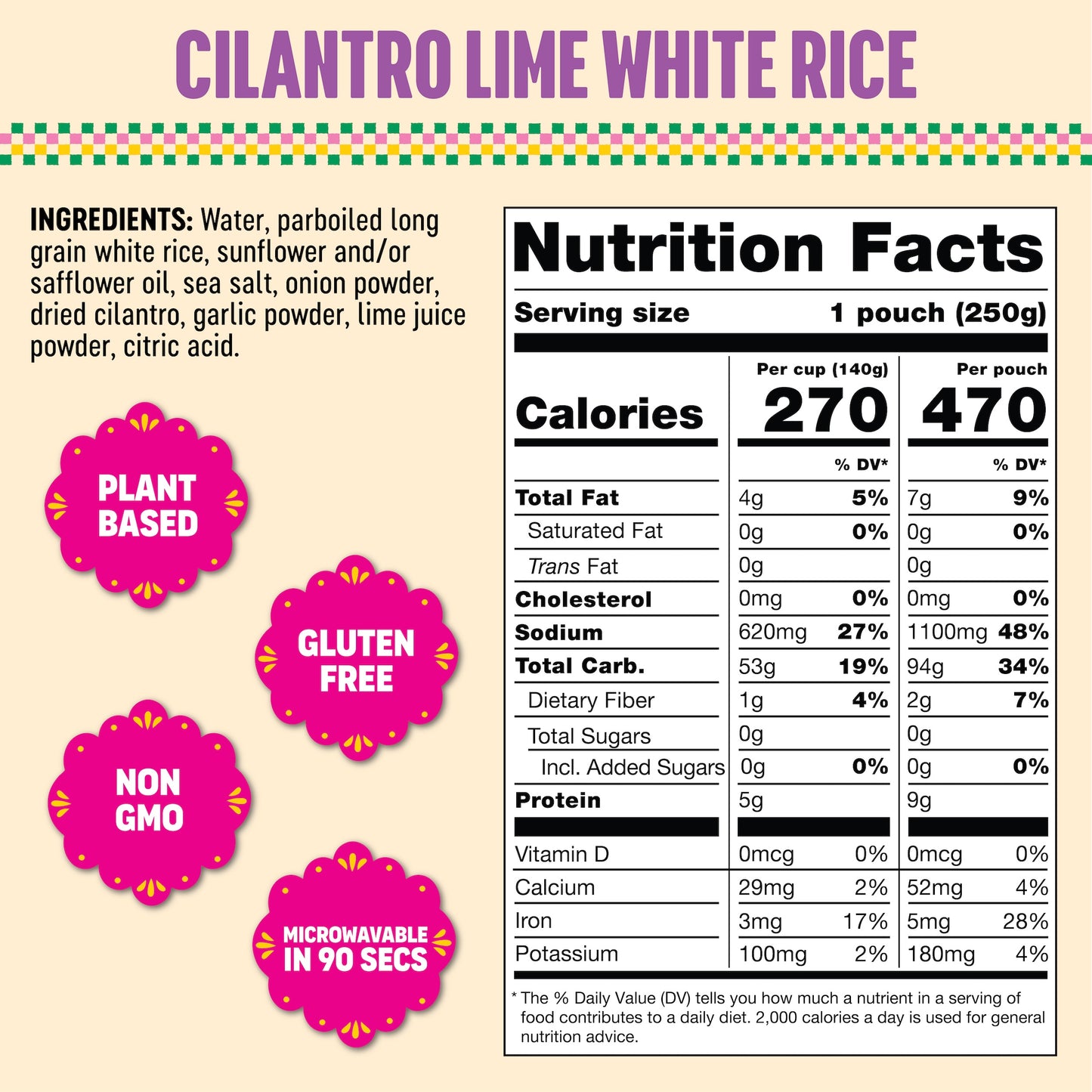 SOMOS Cilantro Lime White Rice - 6 Pack