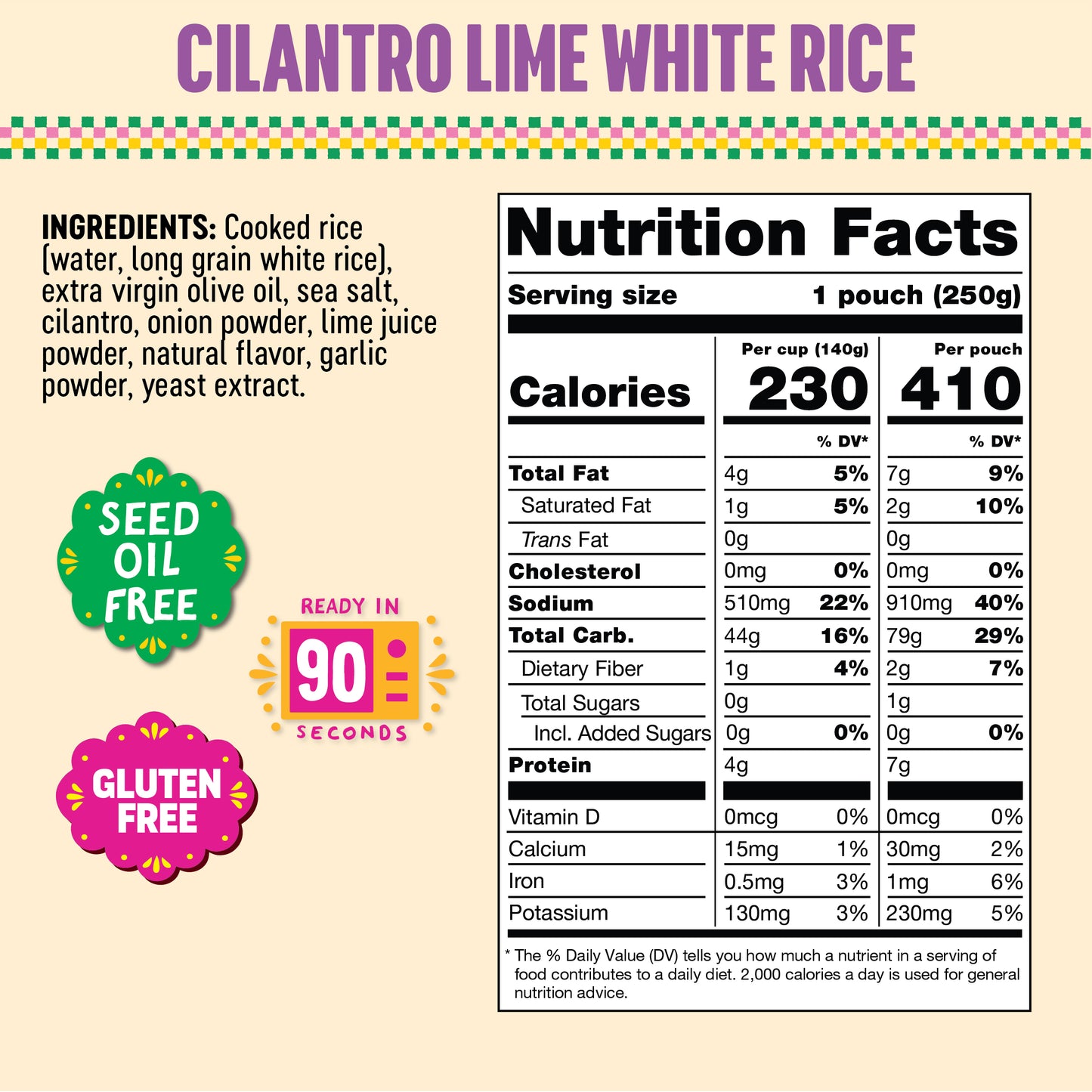 Cilantro Lime White Rice (2 Pack)