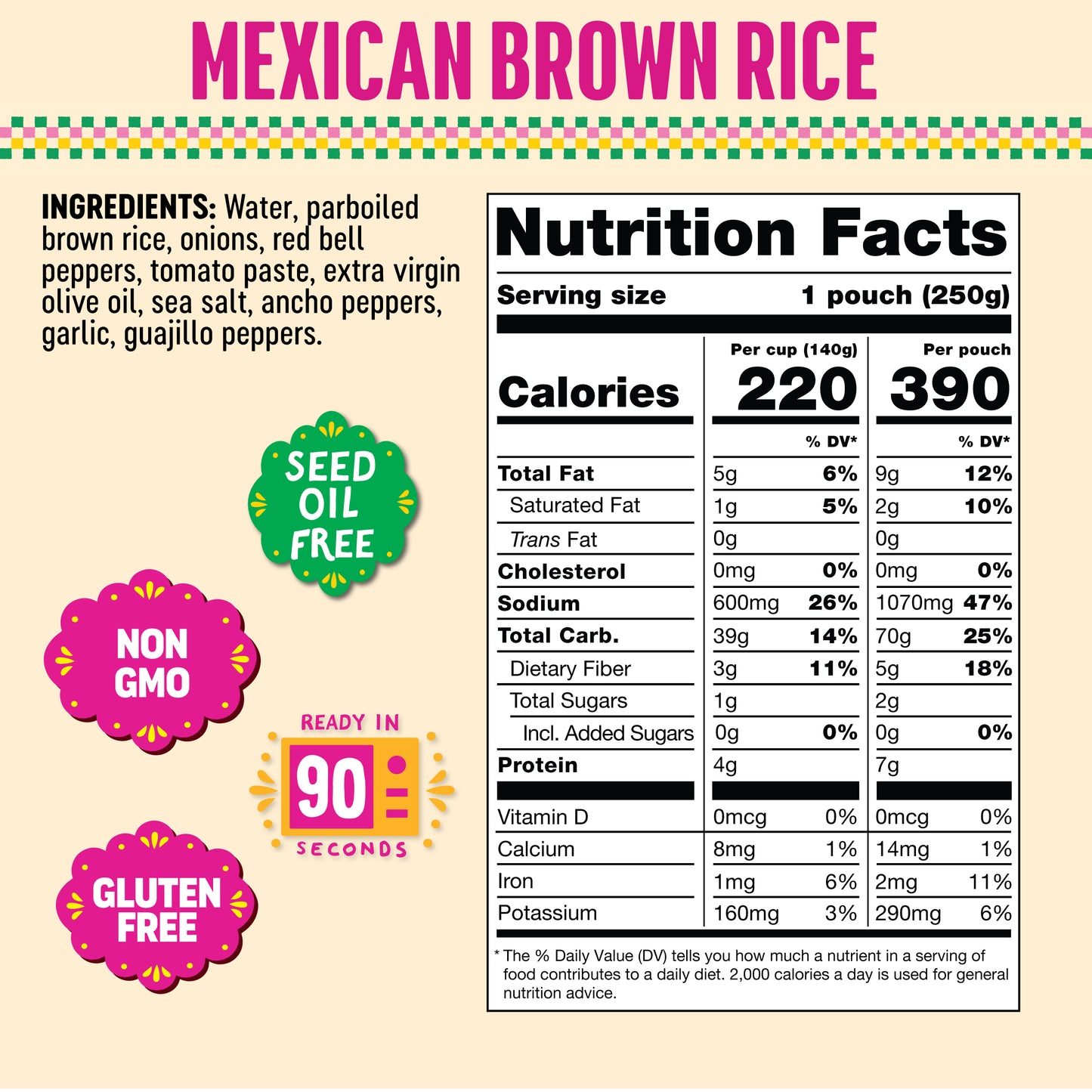 Mexican Brown Rice (2 Pack)
