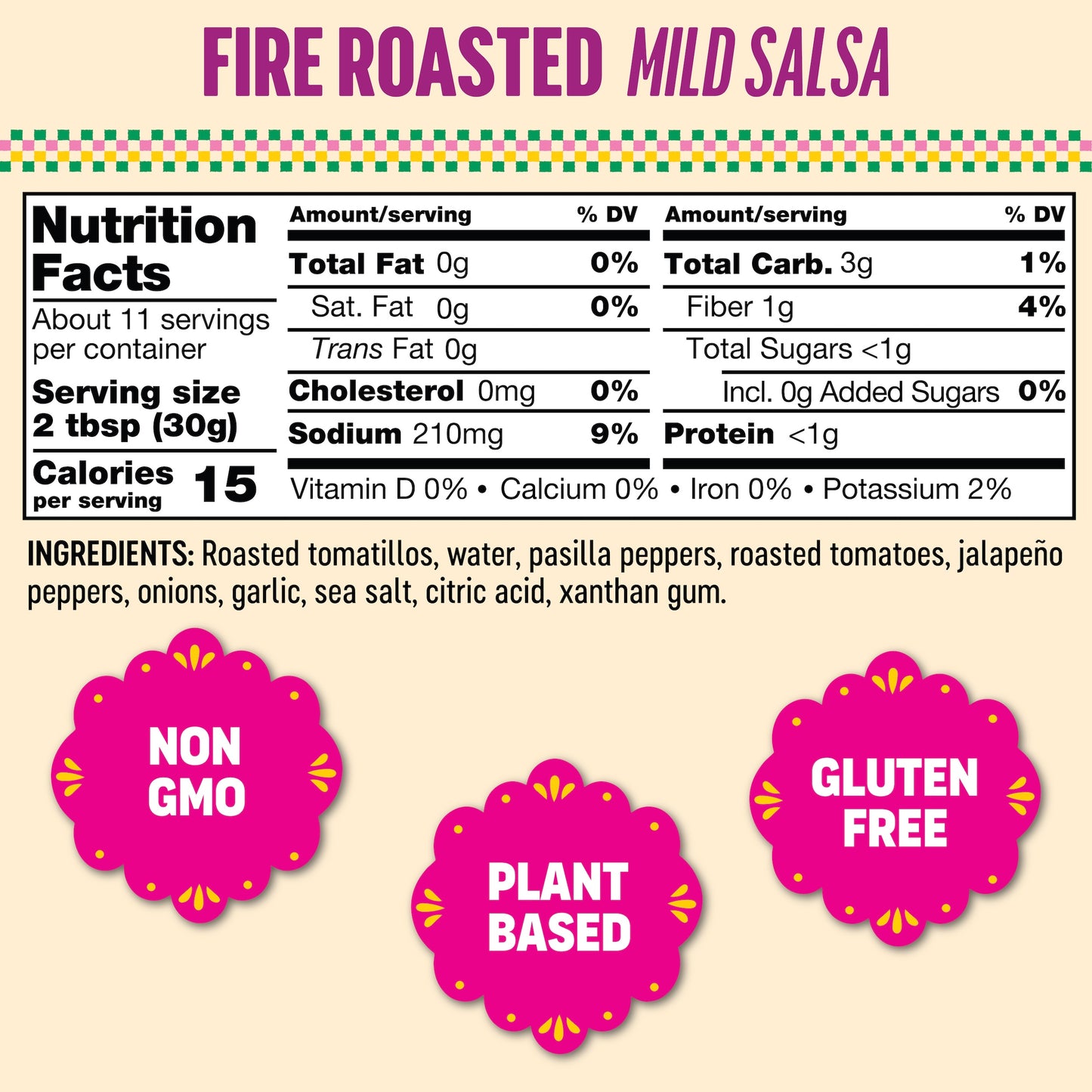 Fire Roasted Mild Salsa (6 Pack)