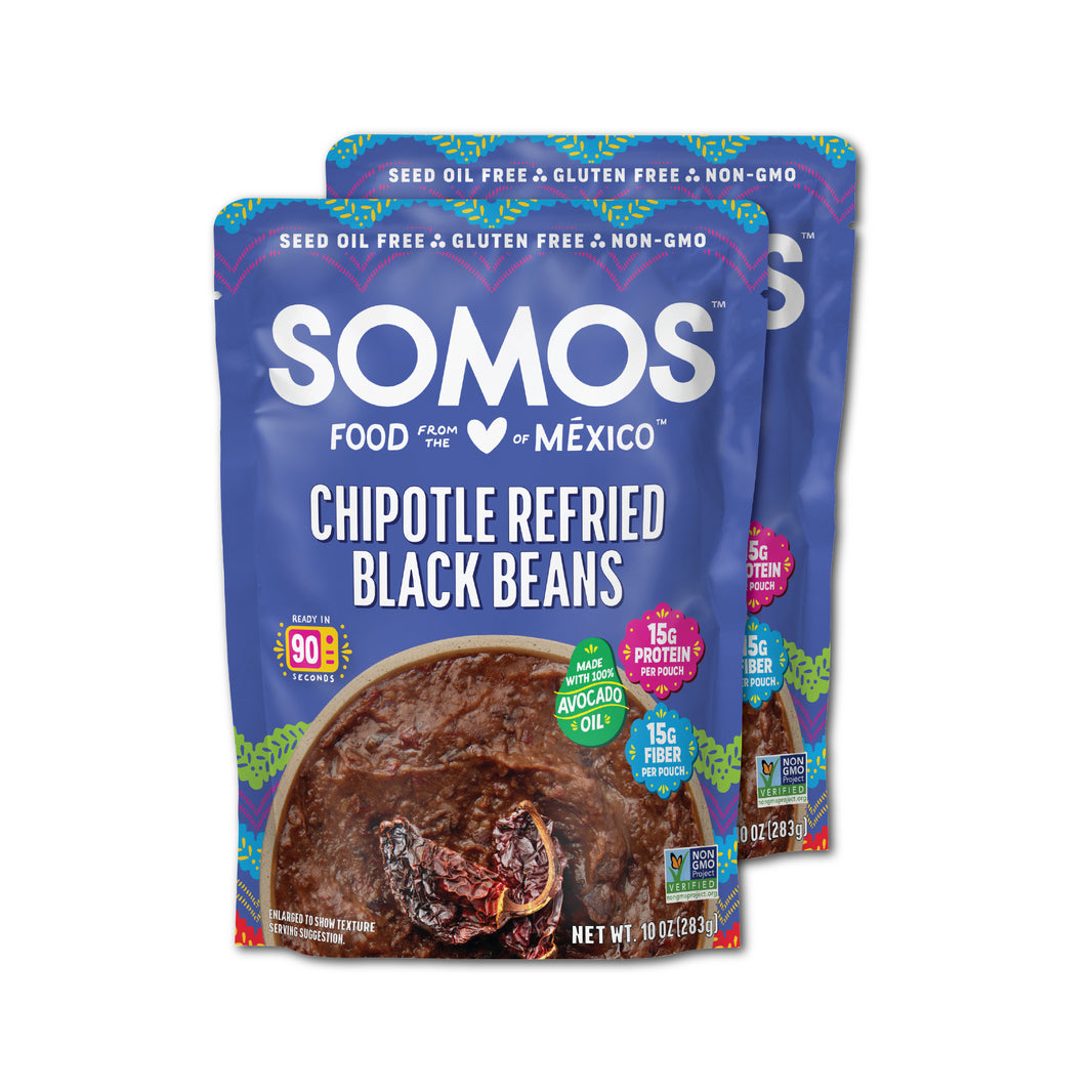 Chipotle Refried Black Beans (2 Pack)