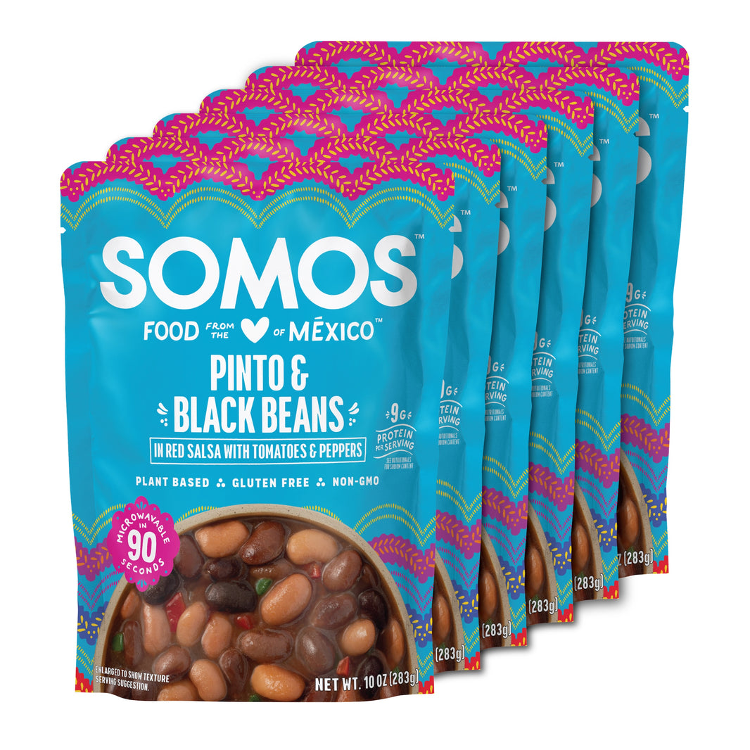 SOMOS Pinto & Black Beans (6 Pack)