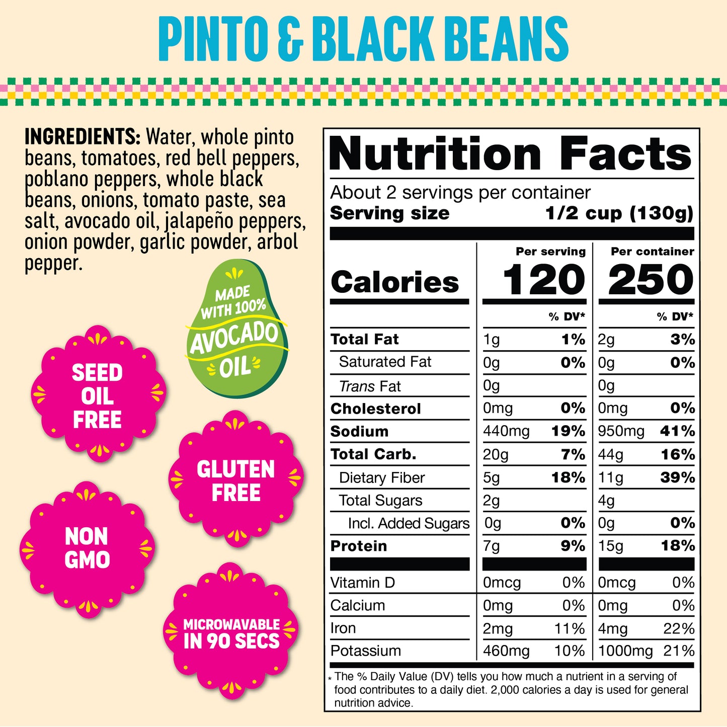 Pinto & Black Beans (6 Pack)