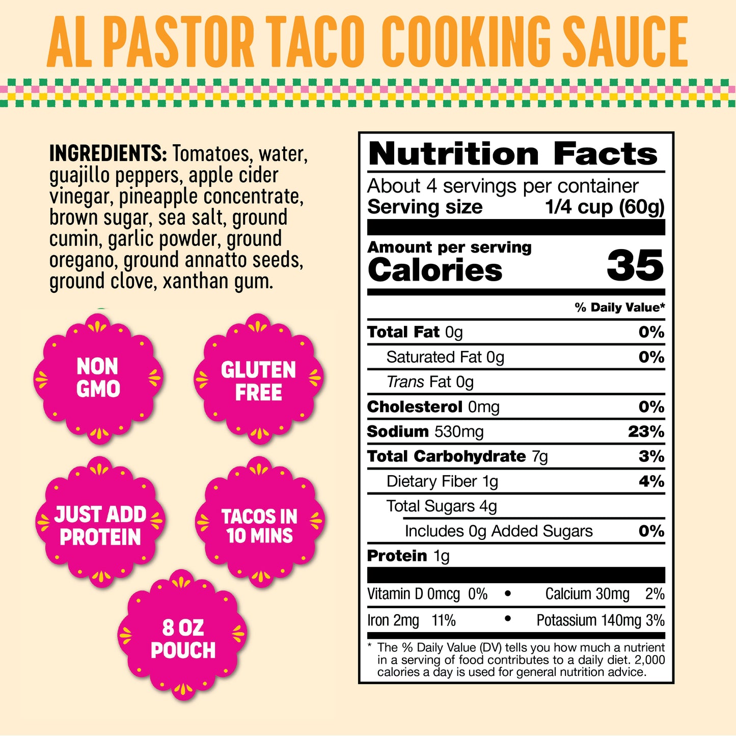 Al Pastor Taco Cooking Sauce (2 Pack)