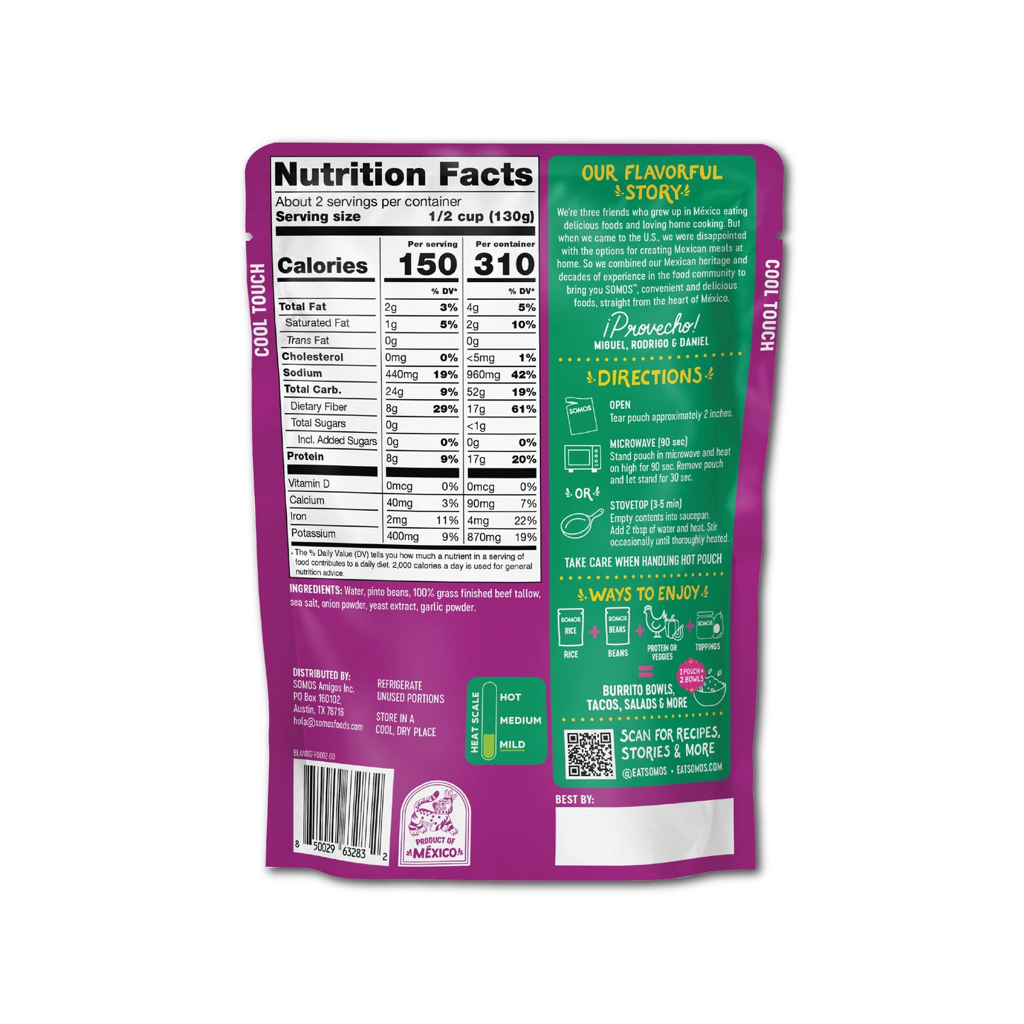 Refried Pinto Beans with Beef Tallow (2 Pack)