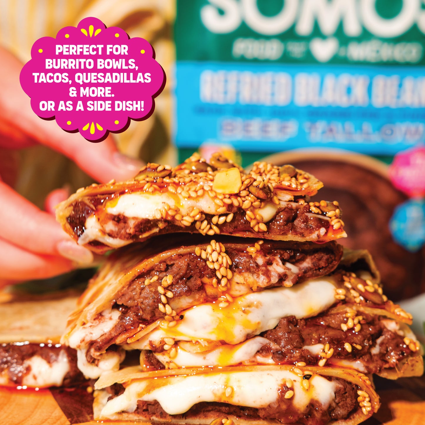 Refried Black Beans with Beef Tallow (2 Pack)