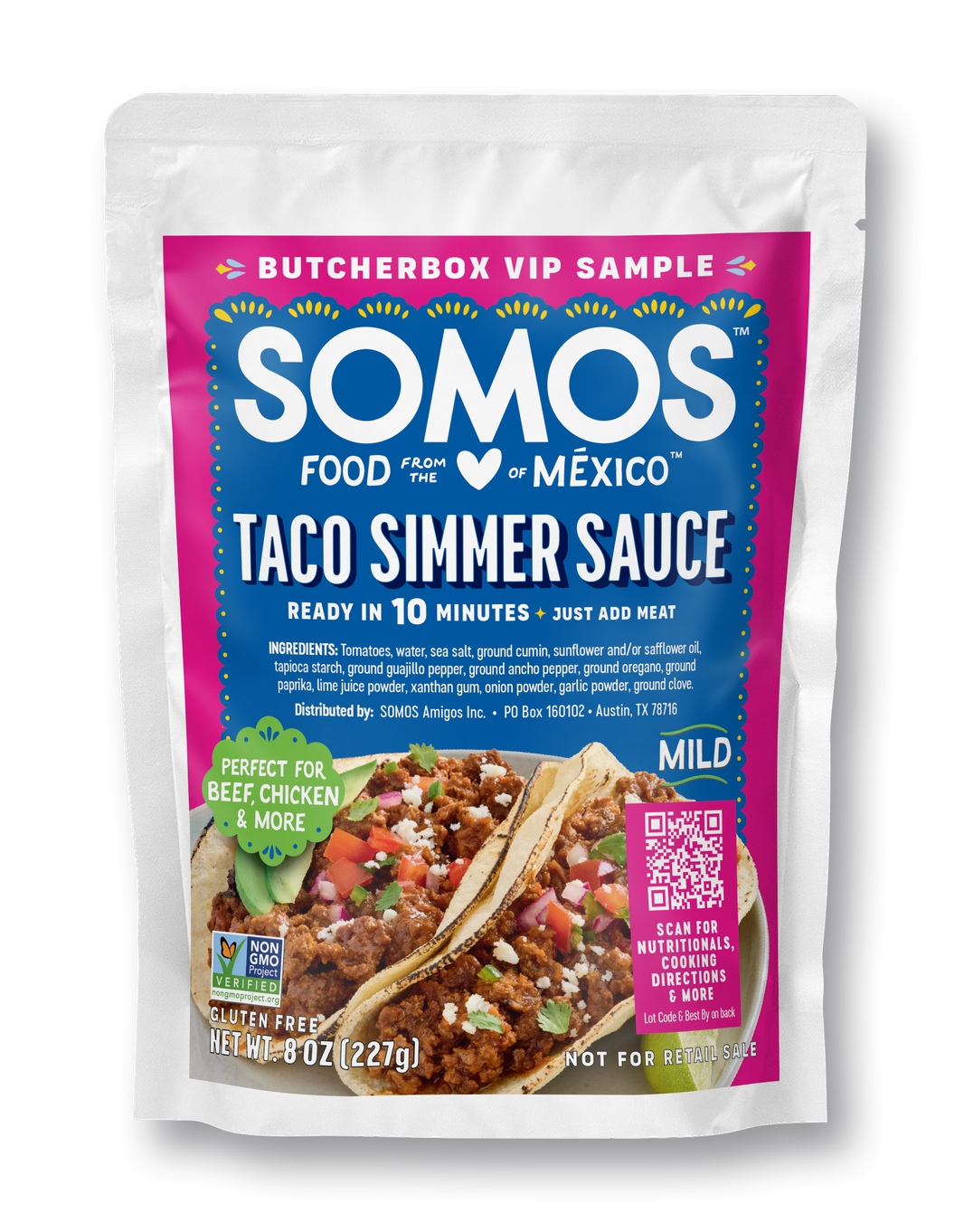 SOMOS Taco Simmer Sauce (Butcherbox Promo)